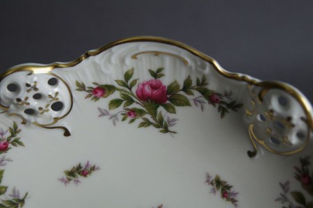 Porcelana Rosenthal patera Moliere Moosrose 1957