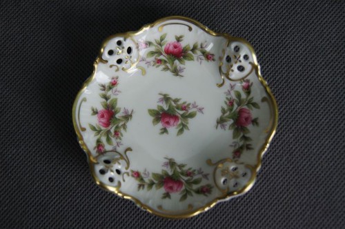 Porcelana Rosenthal mała paterka Moliere Moosrose 10 cm