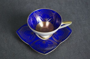 Porcelana Alka niebieskie espresso jak kwiat Polecam !!!