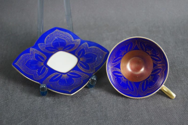 Porcelana Alka niebieskie espresso jak kwiat Polecam !!!