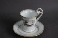Porcelana Richard Ginori filiżanka ze spodkiem do kawy