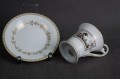 Porcelana Richard Ginori filiżanka ze spodkiem do kawy