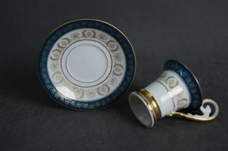 Porcelana Limoges piękna filiżanka do espresso