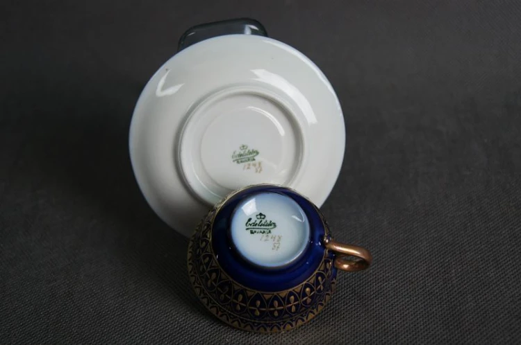 Porcelana Edelstein królewska filiżanka do espresso