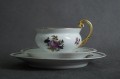 Porcelana Waldershof - Rosenthal wykwintne śniadaniowe trio