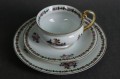 Porcelana Waldershof - Rosenthal wykwintne śniadaniowe trio