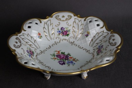 Reichenbach porcelana duża patera na nóżkach