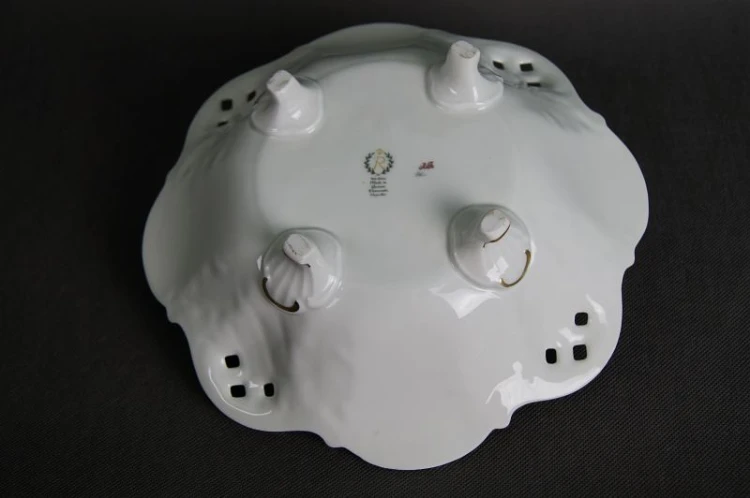 Reichenbach porcelana duża patera na nóżkach