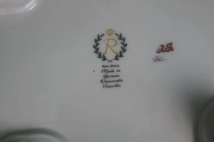 Reichenbach porcelana duża patera na nóżkach