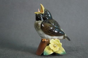 Porcelana Hutschenreuther  Kunstabteilung Wróbel figurka ptaszka Unikat !!!