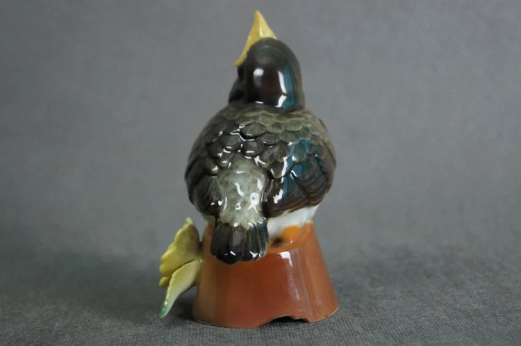 Porcelana Hutschenreuther Kunstabteilung Wróbel figurka ptaszka Unikat !!!