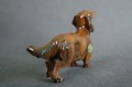 Porcelana Hutschernreuther Jamnik długowłosy figura psa Unikat !!!