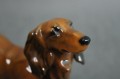 Porcelana Hutschernreuther Jamnik długowłosy figura psa Unikat !!!