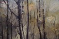 Stary obraz Josef Steib Jesienny Las 1929r