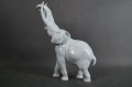 Porcelana Heubach Unikatowa duża figura słonia