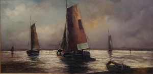 Piękna marynistyka Na redzie  Zobacz - Polecamy !!!