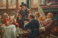 Obraz olejny - Hermann Prediger - Ważny Kontrakt