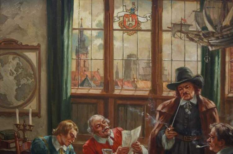 Obraz olejny - Hermann Prediger - Ważny Kontrakt