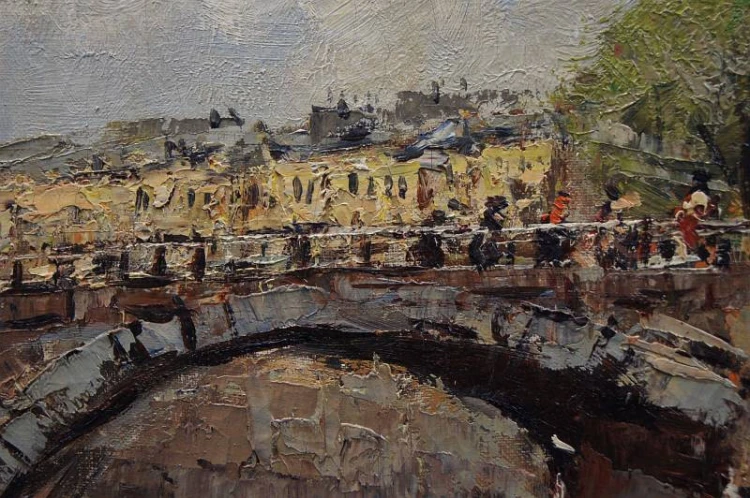 Paryż Katedra Notre-Dame obraz olejny Jan Cormais