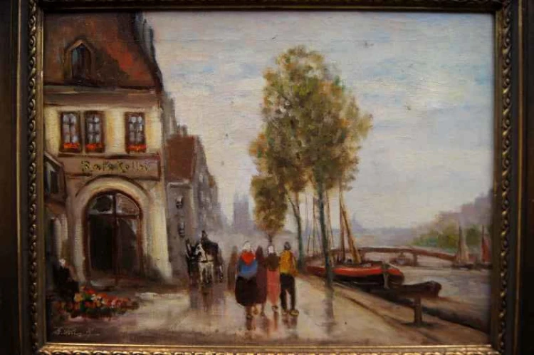 PRZECHADZKA NAD KANAŁEM WILLY PRINZ.1904r