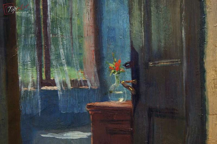 Stary obraz Męski Dyskurs JÖRG SOMMER ur1881 r