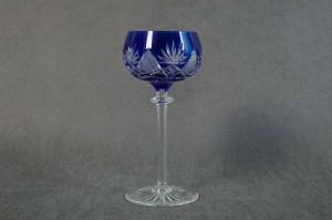 Val Saint Lambert  puchar do wina niebieski 1