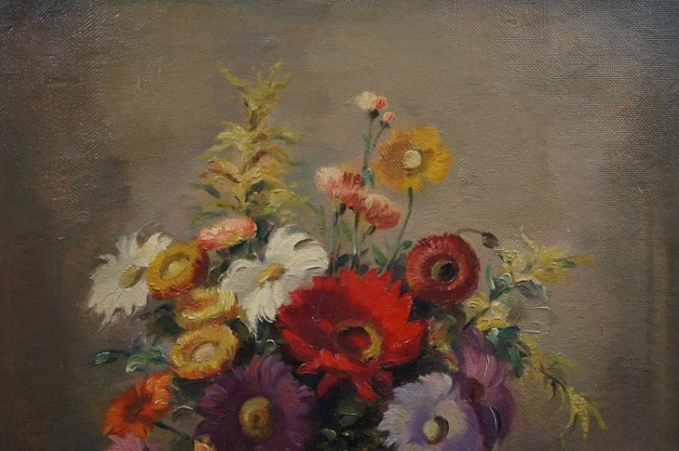 Barwny bukiet kwiatów Paul Hermann