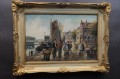 Amsterdam Targ kwiatowy barwny obraz A. Hornemann