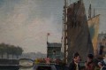 Amsterdam Targ kwiatowy barwny obraz A. Hornemann