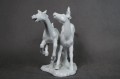 Porcelana Wallendorf - Dwa konie w galopie piękna figura !!!