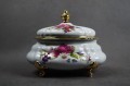 Duża imponująca bombonierka porcelana Kleiber