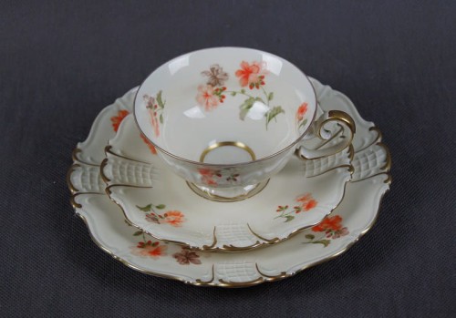 Ekskluzywny porcelanowy zestaw śniadaniowy Sorau Żary !!!