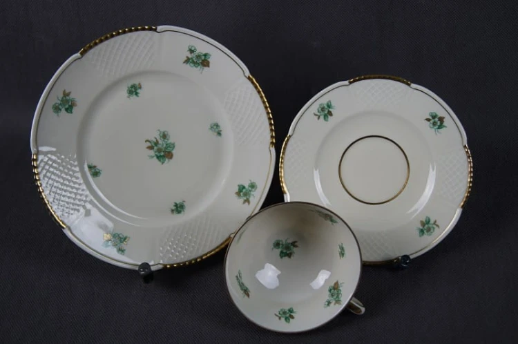 Porcelana Carstens zestaw śniadaniowy Sorau Żary !!!
