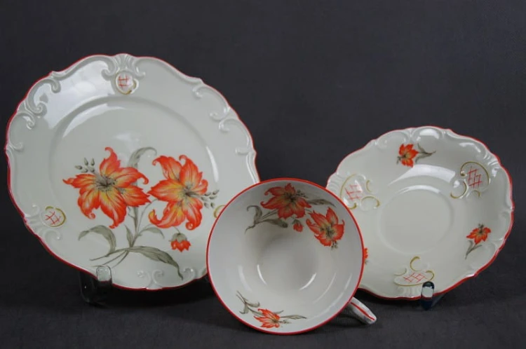Porcelana Tiefenfurt Parowa zestaw śniadaniowy