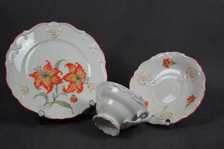Porcelana Tiefenfurt Parowa zestaw śniadaniowy