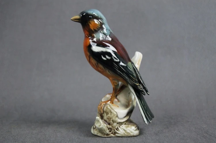 Stara porcelana duża figura ptaszka marka Goebel