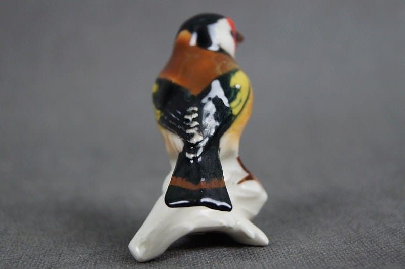 Stara porcelana figurka szczygieł marka Goebel