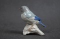 Mała figurka ptaszka stara porcelana marka Goebel