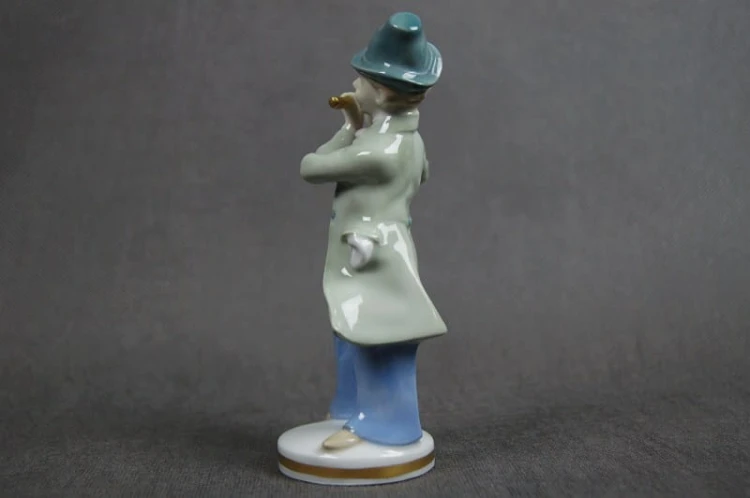 Porcelana Gräfenthal flecista z kapeli