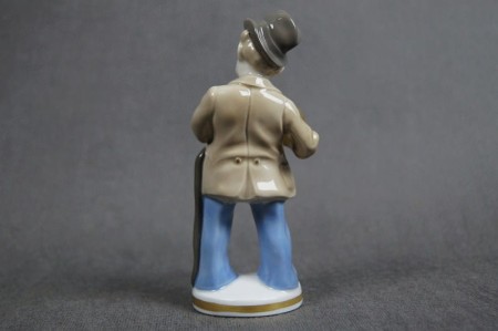 Porcelana Gräfenthal trębacz z kapeli