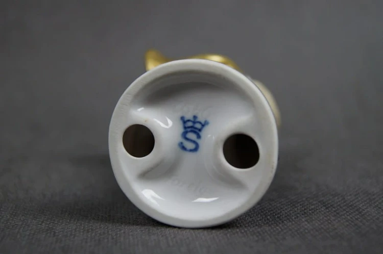 Porcelana Gräfenthal trębacz z kapeli