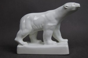 Porcelana Czeladź Józefów Niedźwiedź Polarny 