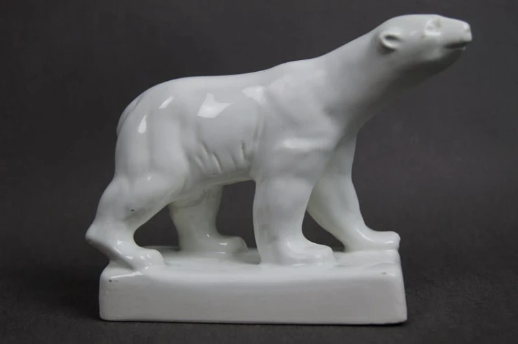 Porcelana Czeladź Józefów Niedźwiedź Polarny