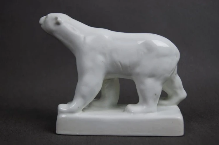 Porcelana Czeladź Józefów Niedźwiedź Polarny