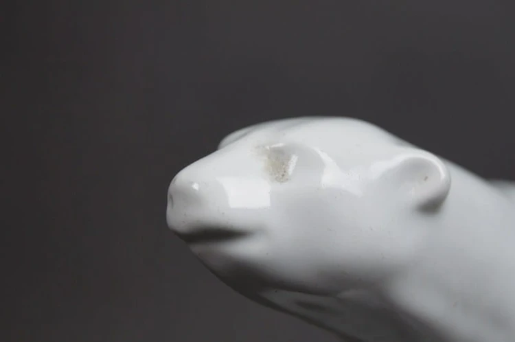 Porcelana Czeladź Józefów Niedźwiedź Polarny