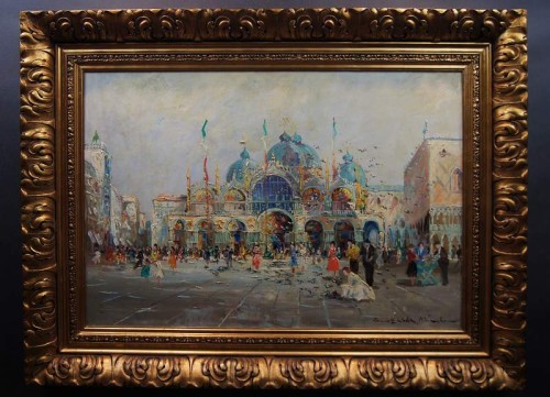 Wenecja Plac Św.Marka Impresjonistyczny obraz Randolf Wehn