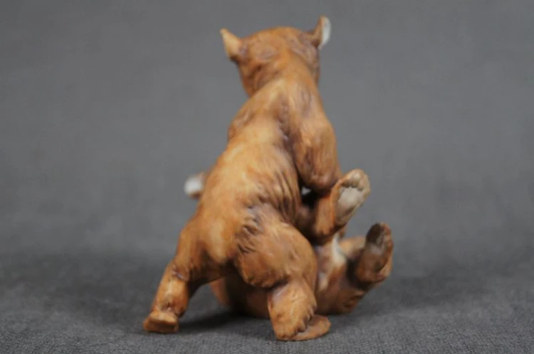 Porcelana Kaiser figura dwa niedźwiedzie