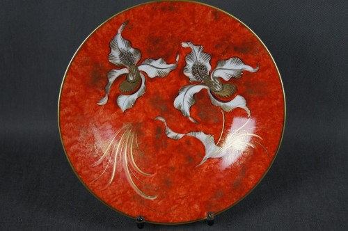 Porcelana Hertel Jacob patera irysy Unikat