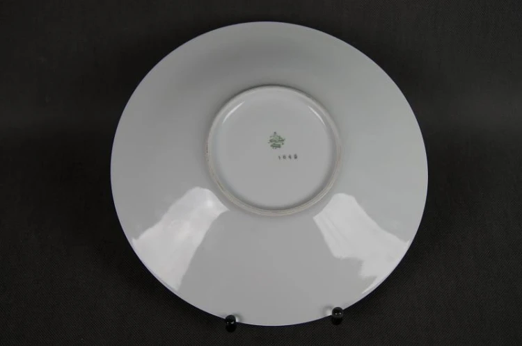 Porcelana Hertel Jacob patera irysy Unikat