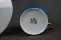 Rosenthal zielono złota porcelanowa filiżanka do mokki